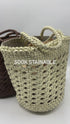Ivy - Hand Woven Top Grain Leather Basket Bag Coffee
